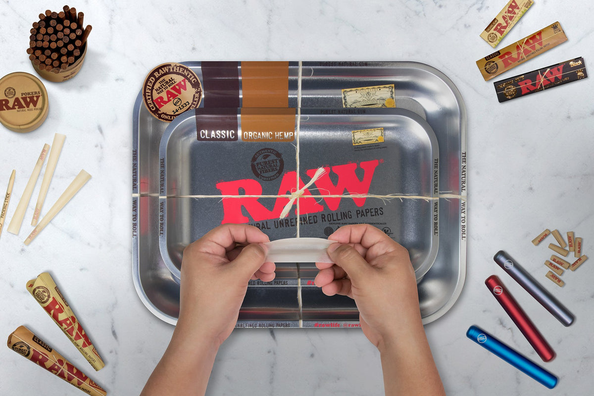 RAW Metal Rolling Trays Rolling Trays esd-official