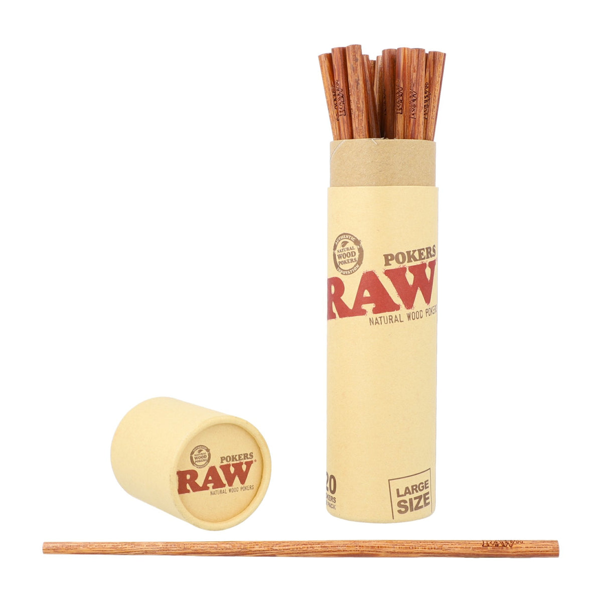 RAW Natural Wood Pokers | Small &amp; Large Accessories RAWB-RAAA-0003 esd-official