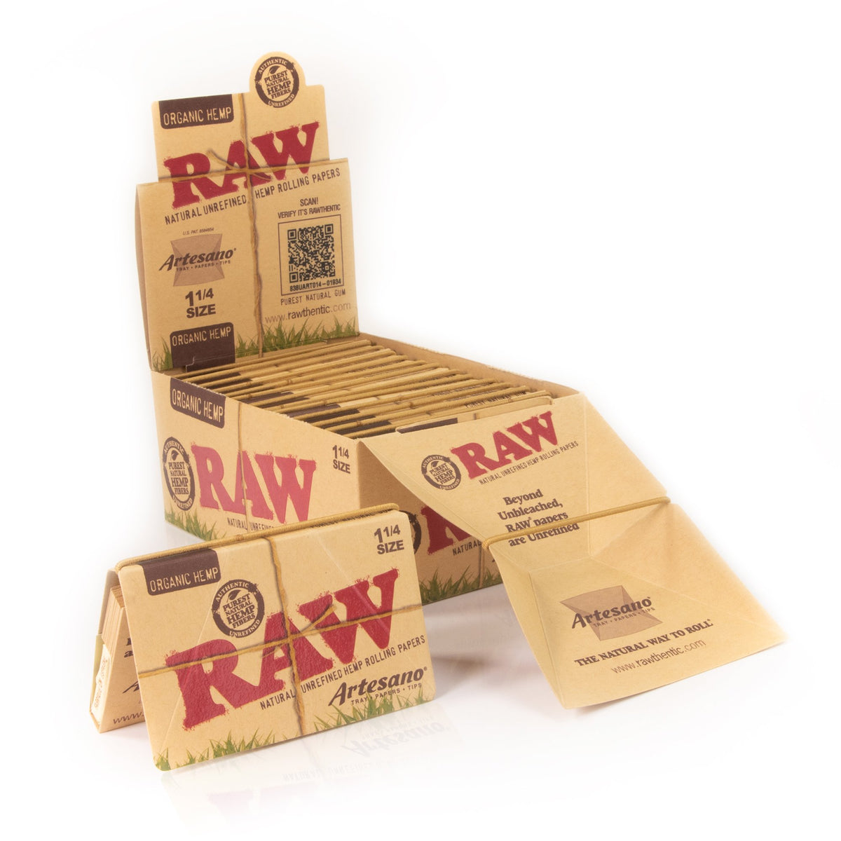 RAW Organic Hemp Artesano 1 1/4 Rolling Papers Rolling Papers WAR00363-MUSA01 esd-official