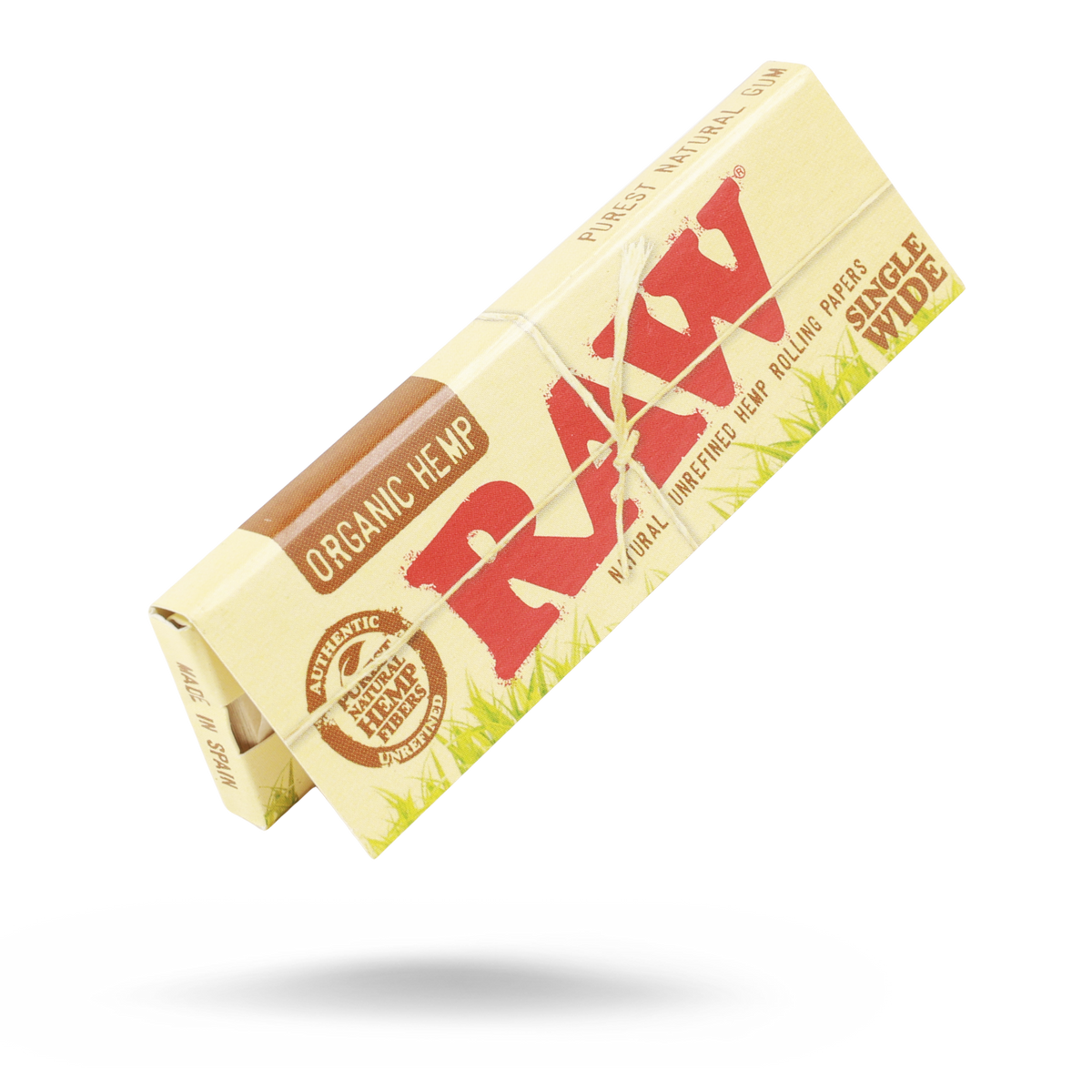RAW Organic Hemp Single Wide Rolling Papers Rolling Papers WAR00358-1/50 esd-official