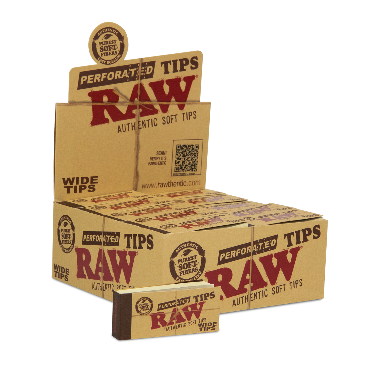 RAW Perforated Wide Tips Rolling Tips esd-official