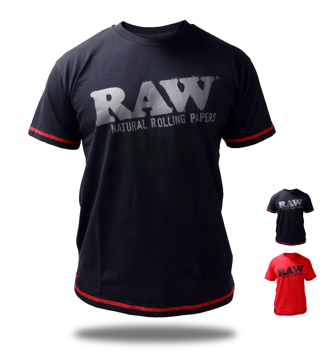 Raw Clothing - RAW Rolling Papers Core T-Shirt Clothing Accessories ESD-official