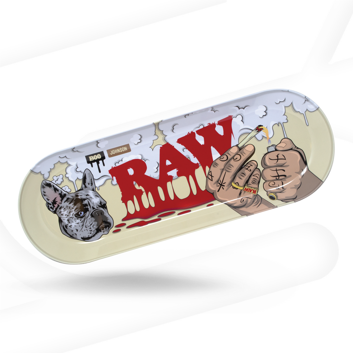 RAW X Boo Johnson Skate Deck Rolling Tray Rolling Trays WAR00170-MUSA01 esd-official