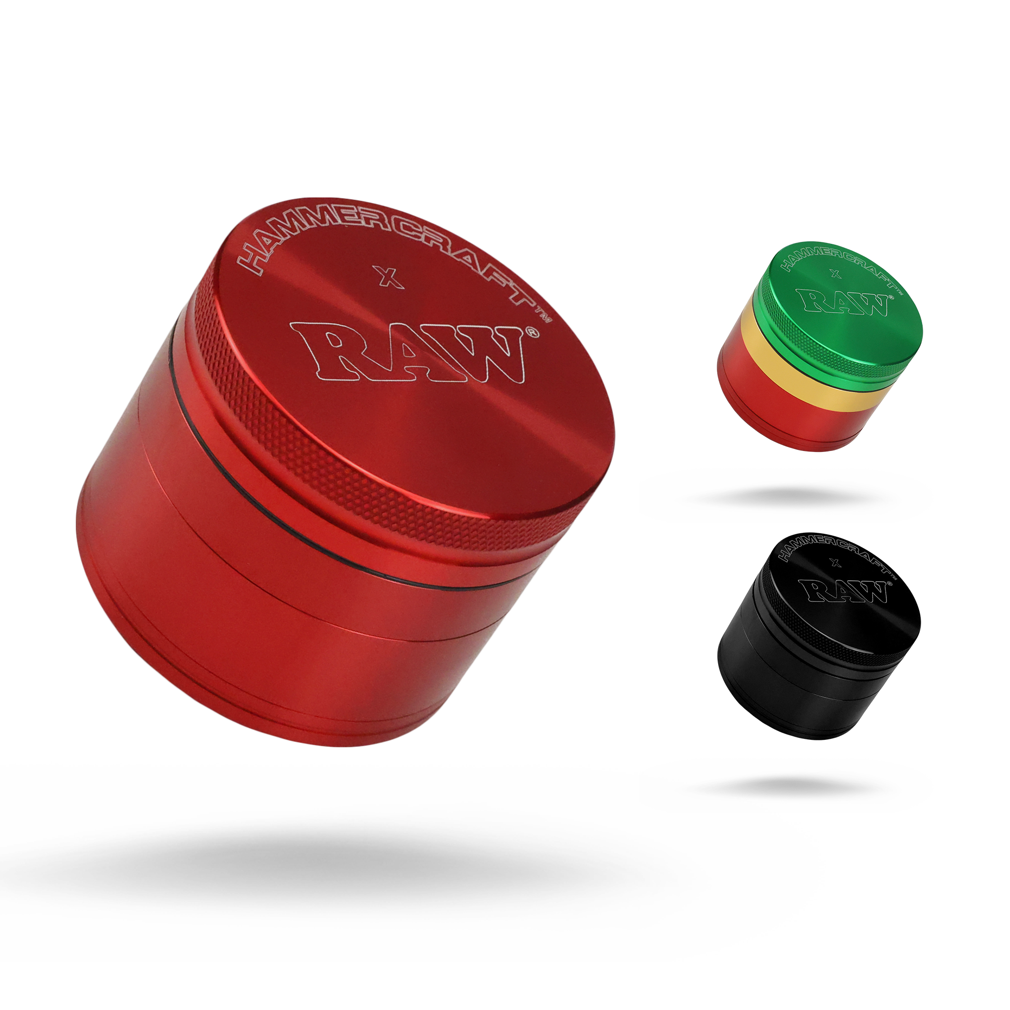 RAW x Hammer Craft Four Piece Aluminum Grinder Accessories esd-official