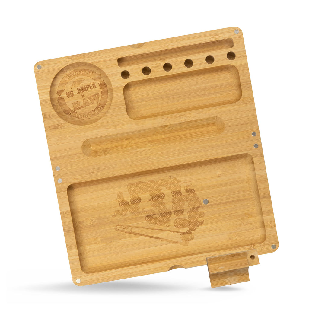 RAW X No Jumper Backflip Bamboo Rolling Tray - ESD Official